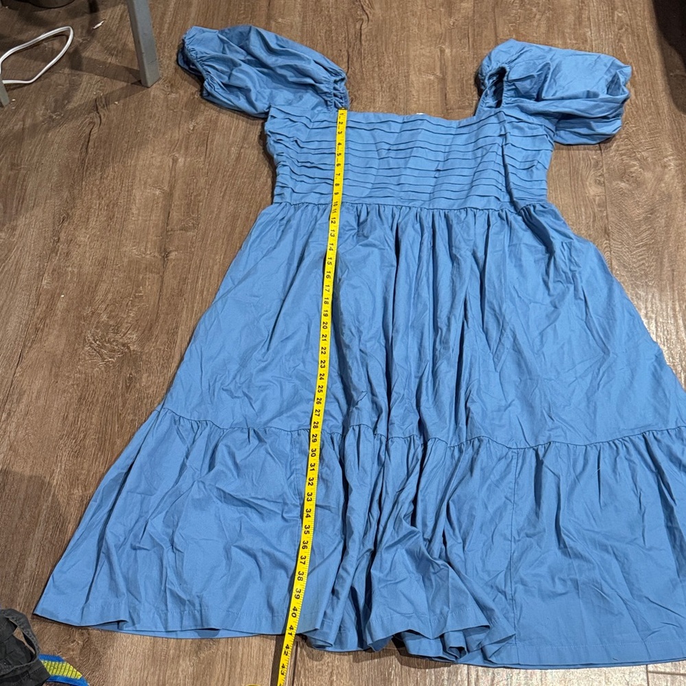 Abercrombie & Fitch Blue Midi Dress